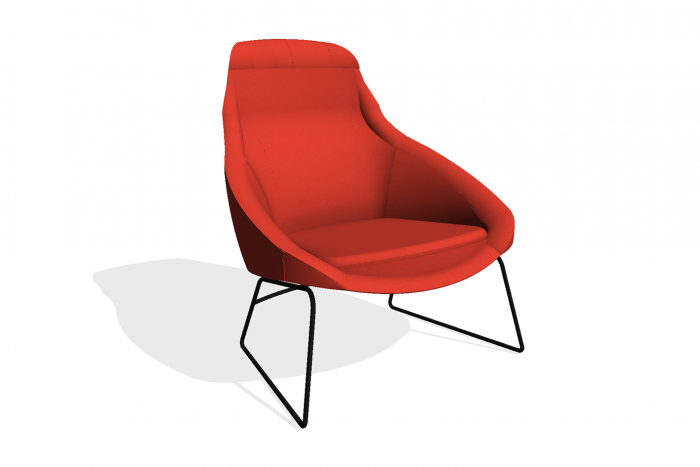 BIM-NaughtOne-AlwaysLounge-Perspective-Red-Revit-BIMBox