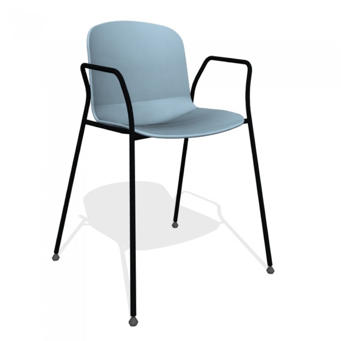 Connection_SessionChair_4LegBasewithArmsMSE-SHELL-M4LEGA_BIMBox
