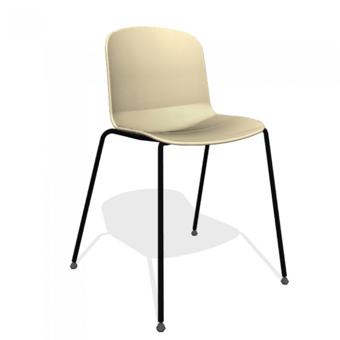 Connection_SessionChair_with4Leg BaseMSE-SHELL-M4LEG_BIMBox