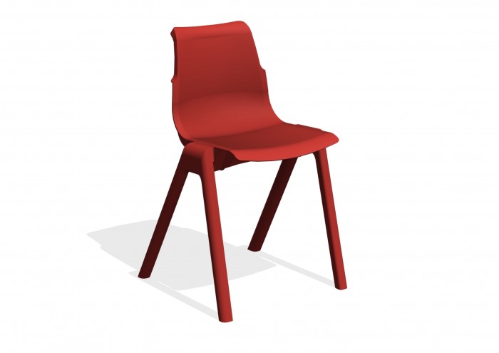 Hille_ErgoStak_Seating_Red_BIMBox