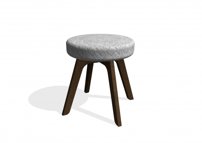 Connection_Seating_CentroLowStool_DarkBrown_BIMBox