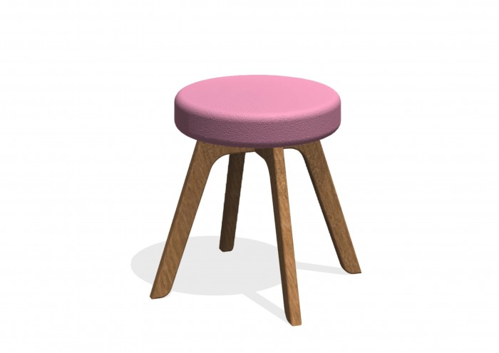 Connection_Seating_CentroLowStool_Pink_BIMBox